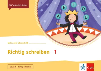 Produktbild von Mein Anoki-Übungsheft. Richtig schreiben 1. Übungsheft Klasse 1