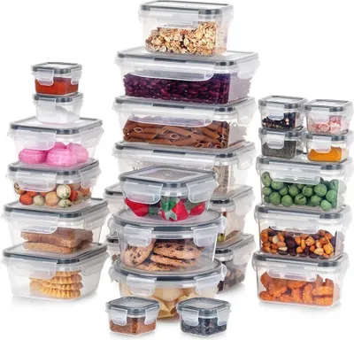 Immagine prodotto di Contenitori per alimenti con coperchio e sigillo 24 pz.