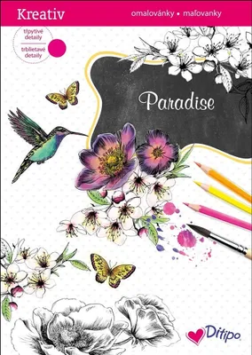 Obrázek produktu pro Třpytivé omalovánky - Paradise