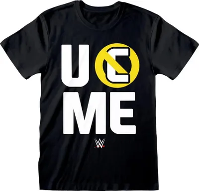 Image de WWE - T-shirt « You Can't See Me » pour hommes/femmes Unie HE3447 (S) (Noir)