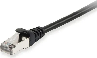 Produktbild von Equip Cat.6A S/FTP Patchkabel, Schwarz, 1,5m, RJ-45, halogenfrei
