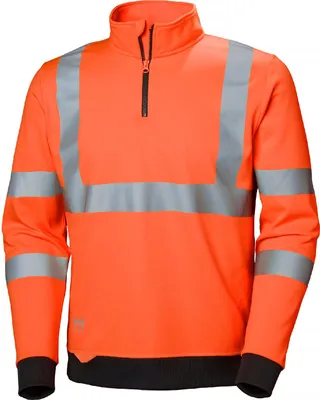 Produktbild von Helly Hansen HiVis Pullover ADDVIS HALF ZIP SWEATERSHIRT 79096, Farbe:orange, Größe:XS