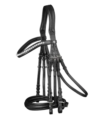 Produktbild von Waldhausen Kandarenzaum X-Line Supersoft mit Zügel Schwarz