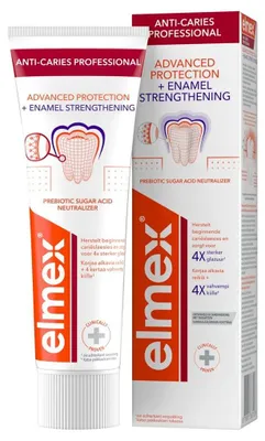 Produktbild von Elmex Zahnpasta zur Kariesprophylaxe, professionelle Anwendung (75 ml)