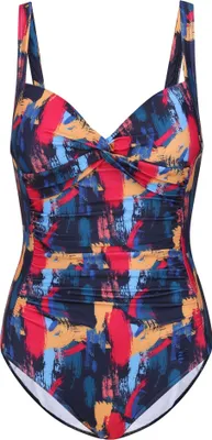 Produktbild von Regatta - "Sakari" Badeanzug Bauch-Kontrolle für Damen RG9099 (34 DE) (Marineblau)