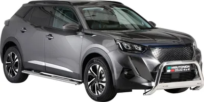 Image de Marchepieds Latéraux pour Peugeot 2008 2020-2025 Acier Inoxydable Argent