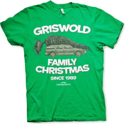 Produktbild von Griswold Family Christmas T-Shirt - Large - Green