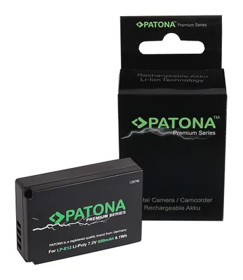 Produktbild von PATONA Premium Akku f. Canon EOS M50 EOS-M50 LP-E12