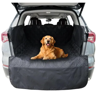 Produktbild von Kofferraumschutzmatte Hund 201x134cm Wasserdicht & Rutschfest Maschinenwaschbar
