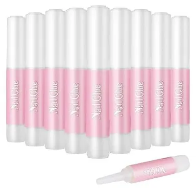 Zdjęcie produktu dla Klej do paznokci sztucznych 2G zestaw 10 sztuk mocny DIY manicure