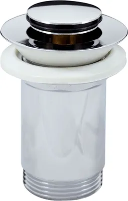 Obrázok produktu pre Výpust RAV Slezák CLICK CLACK pre umývadlo s prepadom chróm MD0483