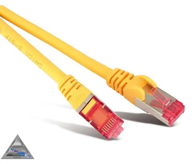 Produktbild von Patchkabel cat6A S/FTP PIMF Halogenfrei gelb 0,5m