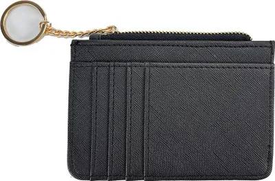 Image de INF Porte-cartes mince avec porte-clés Le noir