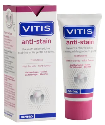 Produktbild von Vitis Tandpasta Anti-Stain (50 ml)