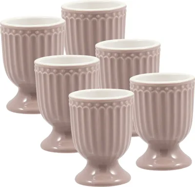 Produktbild von Greengate Alice Eierbecher hazelnut brown 6,5 cm Set6