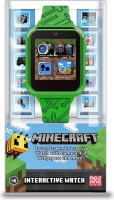 Image de Minecraft - Montre intelligente pour enfants - vert