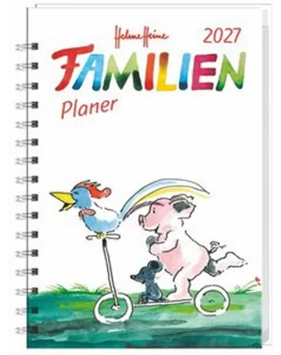 Produktbild von Helme Heine: Familienplaner-Buch A5 2027