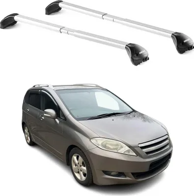 Image de Barres de toit pour Honda FR-V BE 2004-2011 5P Gris Argenté 2 pièces ABE
