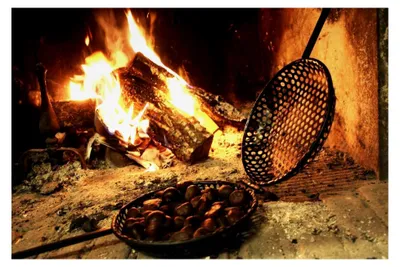 Produktbild von Eisenpfanne mit Holzgriff
