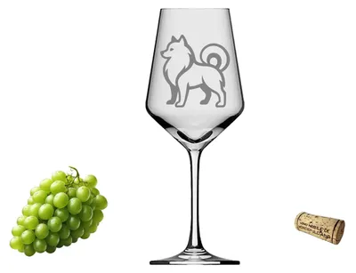 Produktbild von Weinglas Spitz Elegantes Design langlebiges spülmaschinenfestes Glas 350 ml