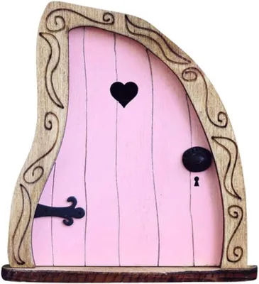 Productafbeelding van Rozenpoort voor feeën, feeënpoort voor bomen, miniatuur decoratie voor de tuin, tuinaccessoires, tuinbeeldje