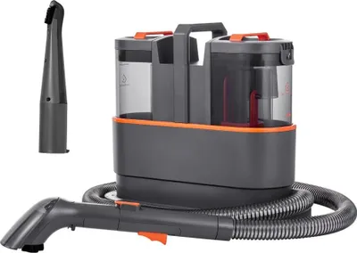 Image de Machine de nettoyage de tapis portable avec réservoir d'eau fraîche de 1,5 L & réservoir d'eau sale de 0,8 L, aspirateur de lavage de 11,5 kPa, nettoyeur de meubles rembourrés & nettoyeur de taches en profondeur pour le canapé et le nettoyage domestique