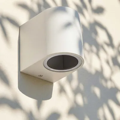 Immagine prodotto di Lampada da parete per esterni Maxkomfort 1267-WH1, 1x GU10 IP44 alluminio bianco
