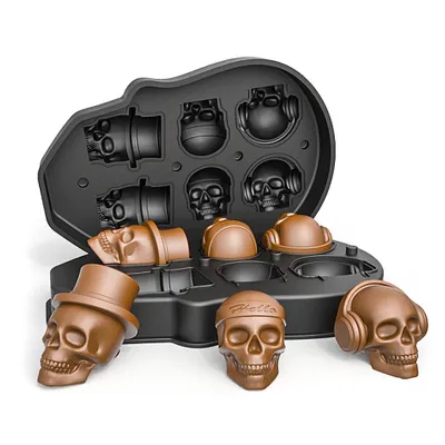 Produktbild von Halloween Totenkopf Silikon Backform - Kuchenparty