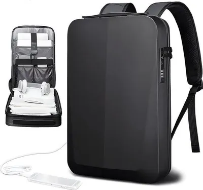 Productafbeelding van CarryQuest® - Rugzak met TSA-slot, waterdicht, 15,6 inch, zwart