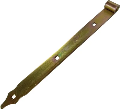 Produktbild von BOOGARDI Ladenband gelb verzinkt · 300mm / 400mm / 500mm / 600mm · Torband Türband Anschraubband