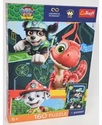 Produktbild von TREFL Puzzle Premium Plus Paw Patrol: Dinosaurier-Abenteuer fü r Kinder 160 Spiele