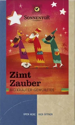 Produktbild von Sonnentor Zimt- & Zauber-Tee im Beutel (32,4 g) -