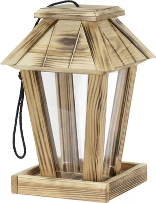 Produktbild von Patkar Vogelfutterhaus Kiefernholz mit Futtersilo LxBxH: 19x19x27 cm