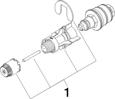 Produktbild von Dornbracht Thermostatkartusche G3/4, 1 Stk.