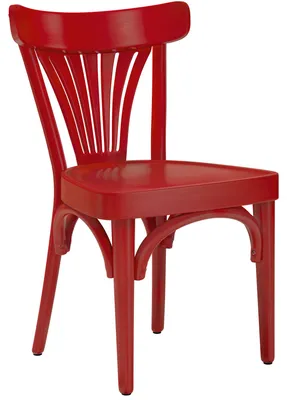Produktbild von 2er-Set Cabris | Bugholzstuhl | Holz | Rot | Bugholz | Gastro Rattanstuhl, Outdoor Rattanstuhl, Terrassen Rattanstuhl