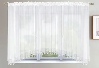 Produktbild von Fertiggardine MALAYSIA 400x120 cm, WEISS