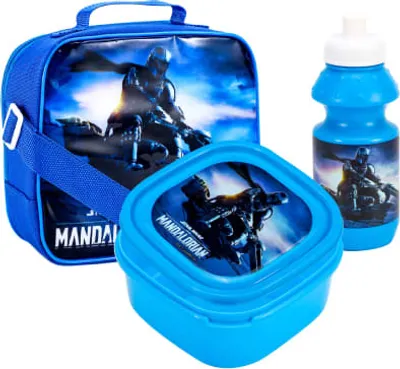 Immagine prodotto di Star Wars - Borsa per la merenda e borraccia per bambini 1702 (taglia unica) (blu)