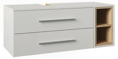 Obrázok produktu pre Spodná skrinka pod umývadlo Vicco Beatrice biely/Sonoma 100 x 40 cm s 2 zásuvkami, Model 69647