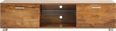 Produktbild von VDD TV-Möbel - Sideboard - LED-Beleuchtung - 140 cm breit - braune Holzstruktur