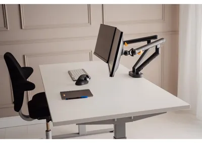 Image de BakkerElkhuizen Bras de moniteur double BNEBFDDG an