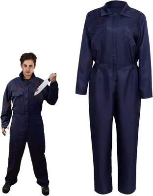 Productafbeelding van Griezelig Horror Overall Kostuum voor Heren en Dames - Halloween en Cosplay