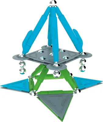 Image de Supermag Stixx, 50 pièces Jouet magnétique breveté avec certificat Toyproof