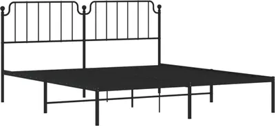 Zdjęcie produktu dla Łóżko Metalowe Rama Łóżka Ze Stelażem Sofa Do Pokoju Sypialni 183x213 cm