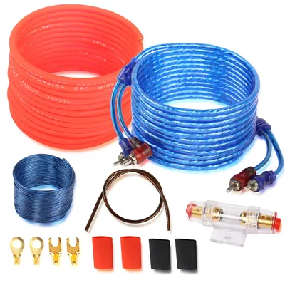 Auto Audio Verkabelungsset 1500 Watt 10 AWG mit Sicherung