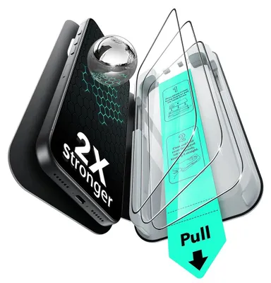 Obrázok produktu pre ESR - Tempered Glass UltraFit ochranné sklo (3 kusy) pre iPhone 17 Pro Max - číra