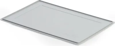 Produktbild von WETEC Auflagedeckel für Euro-Lagerbehälter, grau, 600 x 400 mm