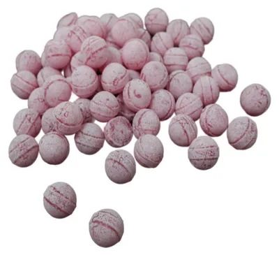 Produktbild von Edel Zuckerwatte Kugel Bonbons in rosa ungefüllt und ungewickelt 150g