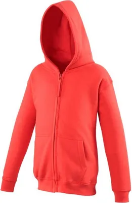 Produktbild von Awdis Kinder Kapuzen Weste RW192 (12-13 Jahre (152)) (Dunkles Pink)