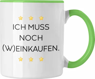 Produktbild von Trendation - Lustige Tasse mit Spruch für Frauen Männer Arbeit Büro Lustig Tassen Becher mit Sprüchen Kollegin Geschenk Sarkasmus Wein Kaufen (Grün)