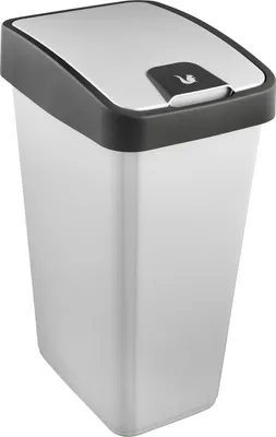 Produktbild von keeeper Abfalleimer "magne" 45 Liter silber / grau